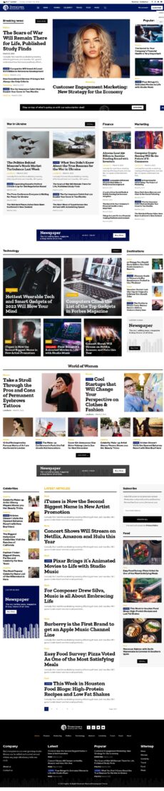 Downtown Magazine Pro - Newspaper demo by tagDiv - News web design