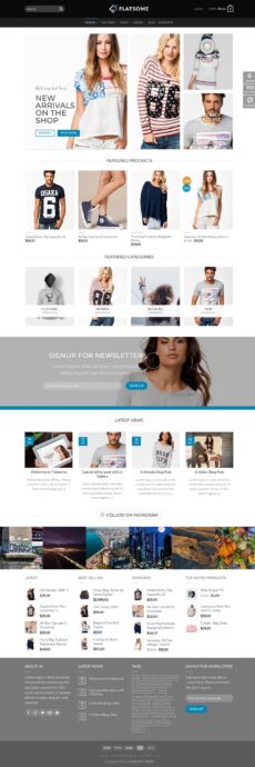 Grid Style 1 - Flatsome demo by UX-Themes - Ecommerce (Online Shop) web design
