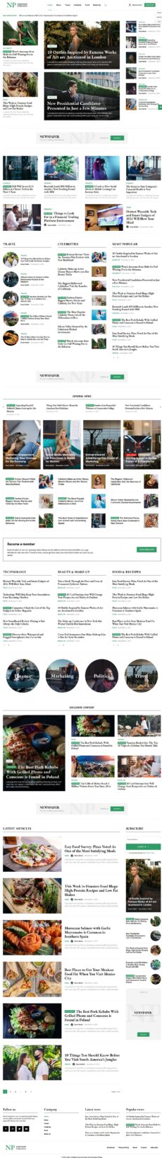 Publication Pro - Newspaper demo by tagDiv - News web design