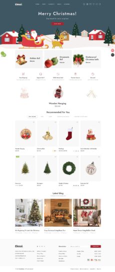 Christmas - Elessi demo by NasaTheme - Ecommerce (Online Shop) web design