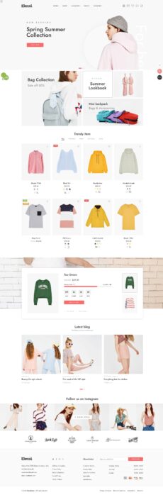 Fashion V2 - Elessi demo by NasaTheme - Ecommerce (Online Shop) web design