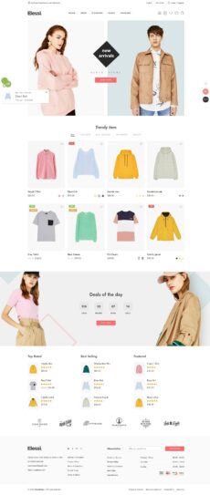 Fashion V3 - Elessi demo by NasaTheme - Ecommerce (Online Shop) web design