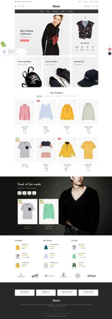 Fashion V5 - Elessi demo by NasaTheme - Ecommerce (Online Shop) web design