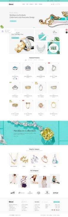 Jewelry - Elessi demo by NasaTheme - Ecommerce (Online Shop) web design
