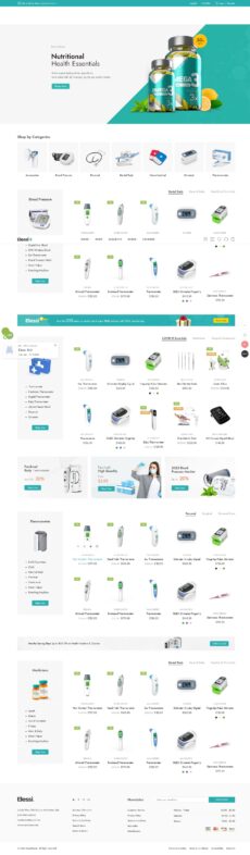 Medical V2 - Elessi demo by NasaTheme - Ecommerce (Online Shop) web design