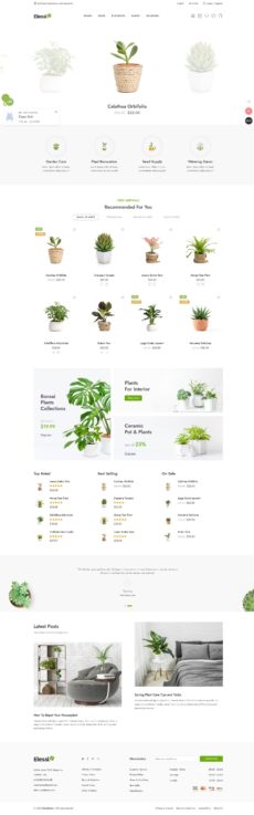 Plant V1 - Elessi demo by NasaTheme - Ecommerce (Online Shop) web design