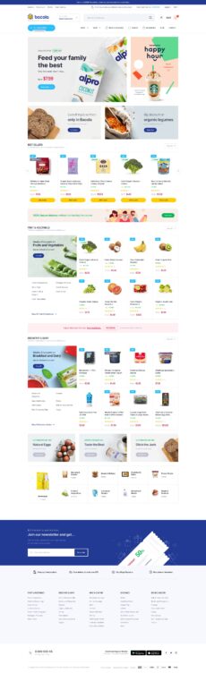 Homepage Style 4 - Bacola demo by KlbTheme (Sinan ISIK) - Ecommerce (Online Shop) web design