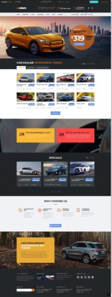Car Dealership One - Motors demo by StylemixThemes - Directory & Listings web design