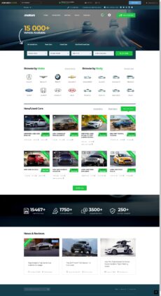 Classified Listing - Motors demo by StylemixThemes - Directory & Listings web design