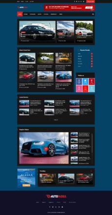 Home Automobil New - Vinkmag demo by XpeedStudio - News web design