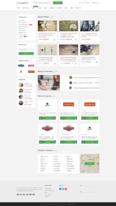 Only Sidebar - CouponXxL demo by PowerThemes - Ecommerce (Online Shop) web design