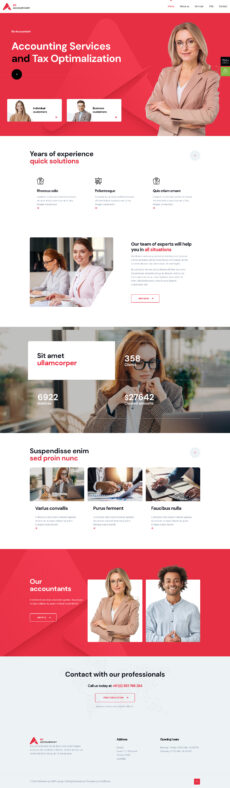 Accountant 4 - Betheme demo by Muffin group - Ecommerce (Online Shop) web design