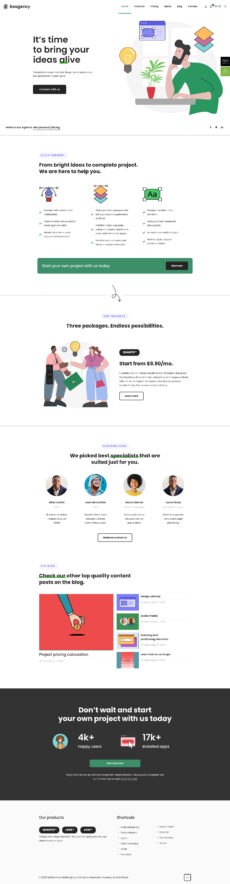 Agency 7 - Betheme demo by Muffin group - Ecommerce (Online Shop) web design