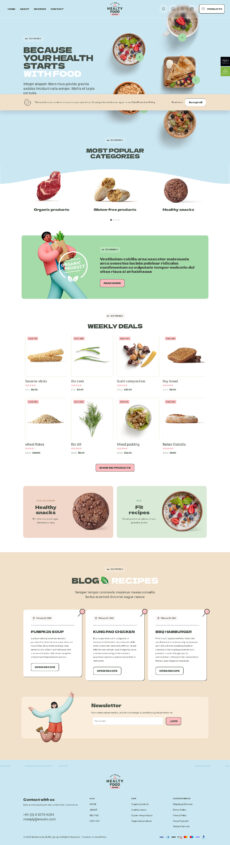 Eco Food 3 - Betheme demo by Muffin group - Ecommerce (Online Shop) web design