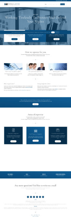 Enfold Law - Enfold demo by Kriesi - Education web design