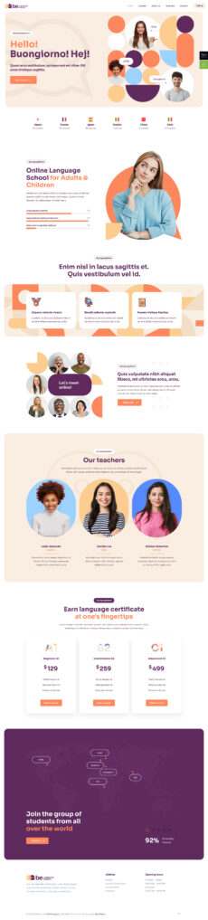 Language 4 - Betheme demo by Muffin group - Ecommerce (Online Shop) web design
